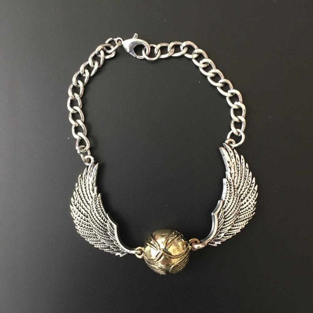 Golden snitch bracelet
